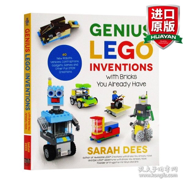 英文原版 Genius LEGO Inventions with Bricks You Already Have乐高天才发明家 英文版 进口英语原版书籍