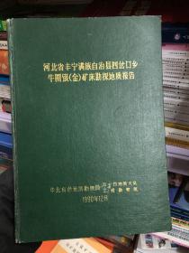 河北省丰宁满族自治县四岔口乡牛圈银（金）矿床勘探地质报告