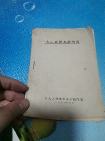 大小麦标本说明书 1951年