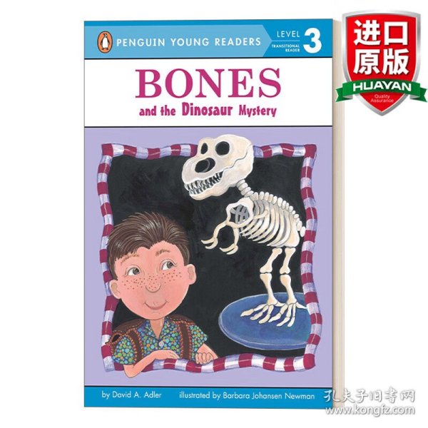 英文原版 Bones and the Dinosaur Mystery - Penguin Young Readers, Level 3 博恩斯与恐龙之谜 企鹅青少分级阅读3级 英文版 进口英语原版书籍