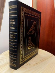 近全新！On the Origins of Species ，《物种起源》Charles Darvin，/ 查尔斯·达尔文（著），伊东书局，精装，厚册，豪华全真皮封面，三面刷金，珍贵外国文学参考资料 ！