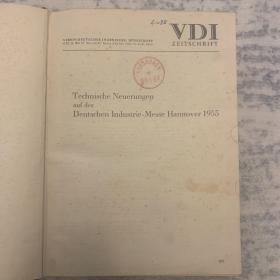 Zeitschrift des Vereins Deutscher Ingenieure
97 Nos. 19-36
1955