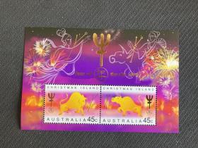 澳大利亚《1997年华人生肖牛年》邮票小全张