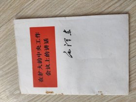 在扩大的中央工作会议上的讲话