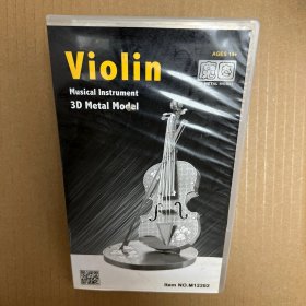 Violin Musical Instrument 3D Metal Model（小提琴金属模型）