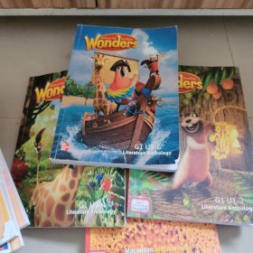 wonders教材 3册合售 全彩平装