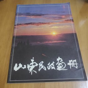 山东民政画册（大16开本，含大量黑白彩色珍贵资料图片）