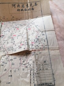 自制手绘河北省东光县乡镇行政区划图