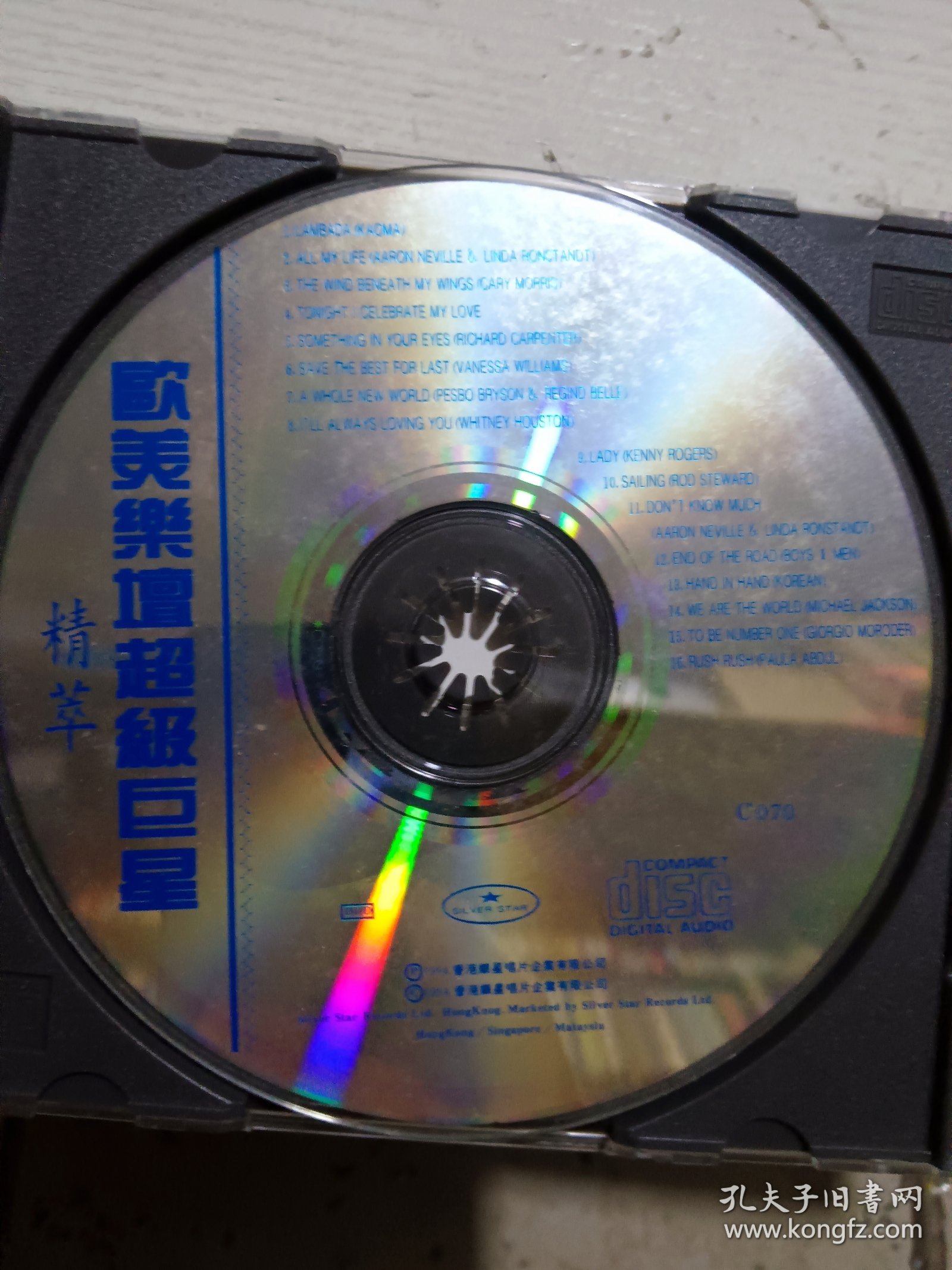 欧美乐坛超级巨星精萃CD