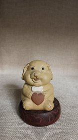 宜兴段泥紫砂 茶宠摆件，生肖狗 段泥紫砂摆件！乐方缘出品【SW】