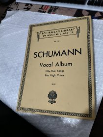 schumann vocal album【有私人签名 有划痕 见图】