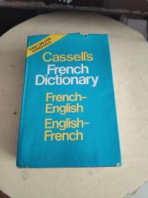 Cassell's French Dictionary: French-English, English-French 【精装，书衣有破损水印，实图拍摄，品见图】馆藏