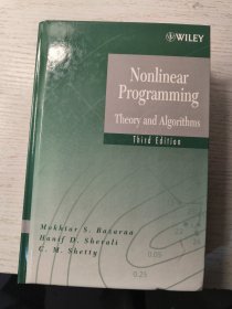 Nonlinear Programming：Theory and Algorithms