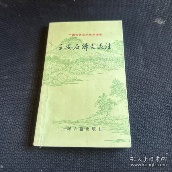 王安石诗文选注：中国古典文学作品选读