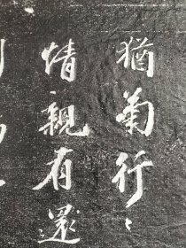 约八九十年代旧拓本，西安碑林藏石拓片，东坡真迹一大张，尺寸115x88厘米 保真包拓片