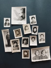 女人肖像照一组13张 5678年代都有