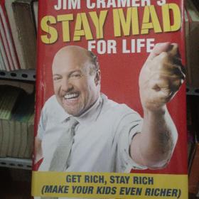 Jim Cramer\\\s Stay Mad for Life 英文原版书   精装本