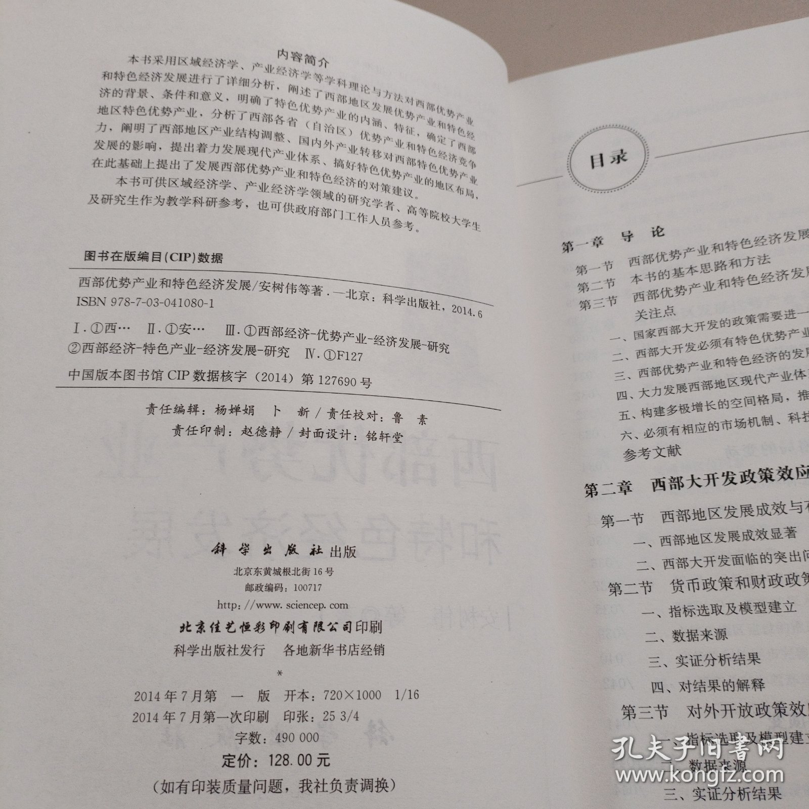 西部优势产业和特色经济发展