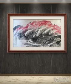 林玉森 画， 陕北高原，石鲁画风 六尺 可定做尺寸
华人画家 为人低调，云游世界各地采风  已福州