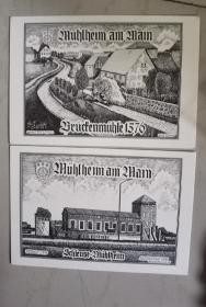 德国米尔海姆（Mülheim an der Ruhr）外国原版明信片 5元邮费 多买包邮