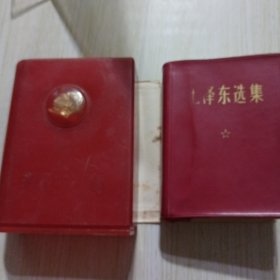 毛泽东选集一卷本 硬塑壳 金头像