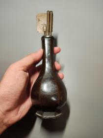 清代铜炉瓶炉铲子筷子
