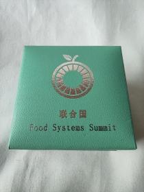 联合国食物系统峰会志愿服务戒指 联合国 Food Systems Summit 联合国食物系统峰会纪念戒指 联合国纪念戒指 联合国纪念品 志愿服务纪念品