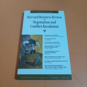 Harvard Business Review on Negotiation and Conflict Resolution