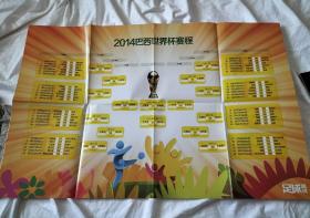 2014世界杯赛程表 海报 足球周刊 足球俱乐部 当代体育 体育世界
