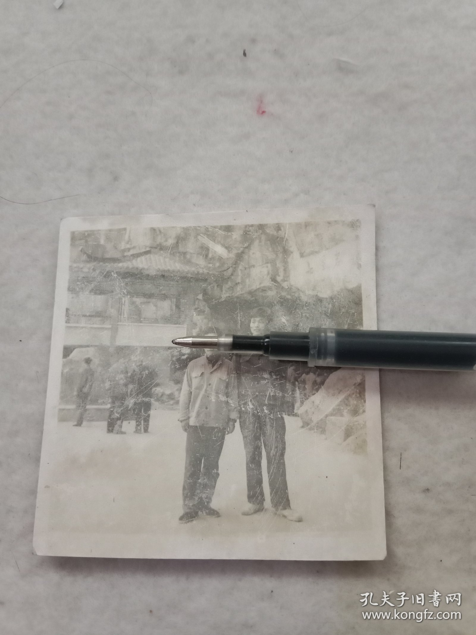 1976年桂林七星岩老照片一张58x56mm品如图