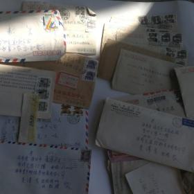 老信封，带邮票，带信，很多，公交车票据，喜欢联系。