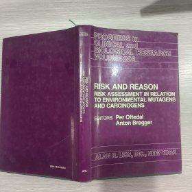 英文原版 Risk and Reason:risk assessment in relation to environmental mutagens and carcinogens 16开精装本书衣全