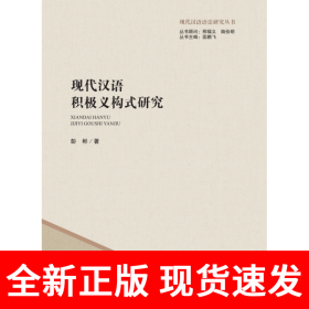 现代汉语积极义构式研究