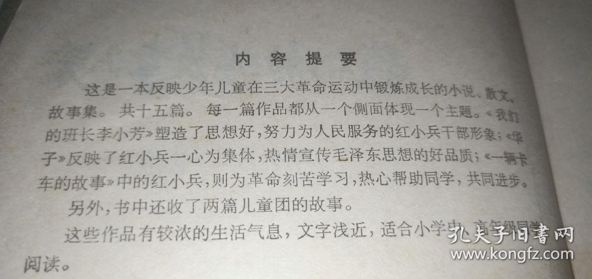我们的班长李小芳（《红小兵》报社 编）