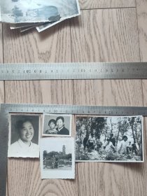 80年代~黑白老照片~4张合售