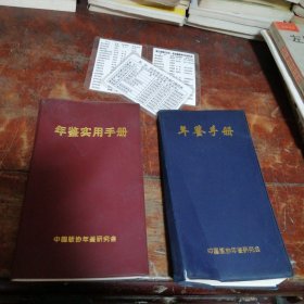 年鉴实用手册+年鉴手册（共2本合售）品相看图和描述下单