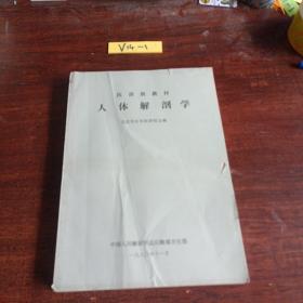 人体解剖学医训班教材--人体解剖学--中国人民解放军总后勤部卫生部编 北京军区军医学校主编。战士出版社。1980年1版1印