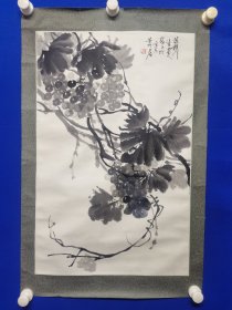 著名 画家 ：张氏 国画 一幅（精品）请大家看图（号 苦竹居 ）尺寸67——————43厘米 ：七八十年代 ：作品