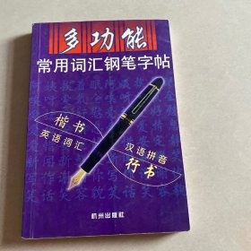 多功能常用词汇钢笔字帖