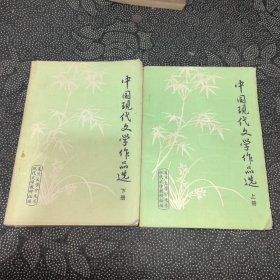 中国现代文学作品选（上下）两册合售