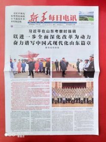 新华每日电讯2024年5月25日，在山东考察。全4版
