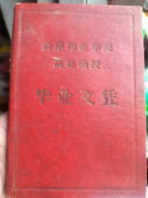 1965年曲阜师范学院毕业文凭