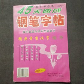 45天速成 钢笔字帖