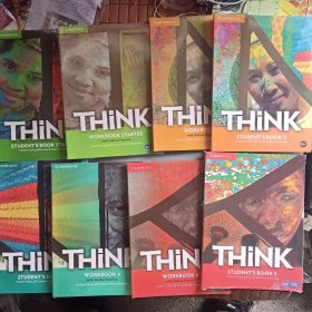 THiNK WORKBOOK .3.4.5 with Online Practice （A1.B1+.B2.C1）+STUDENT'S BOOK STARTER（ A1.B1+.B2.C1）（学生用书+练习册）8册合售