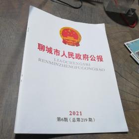 聊城市人民政府公报2021年第6期