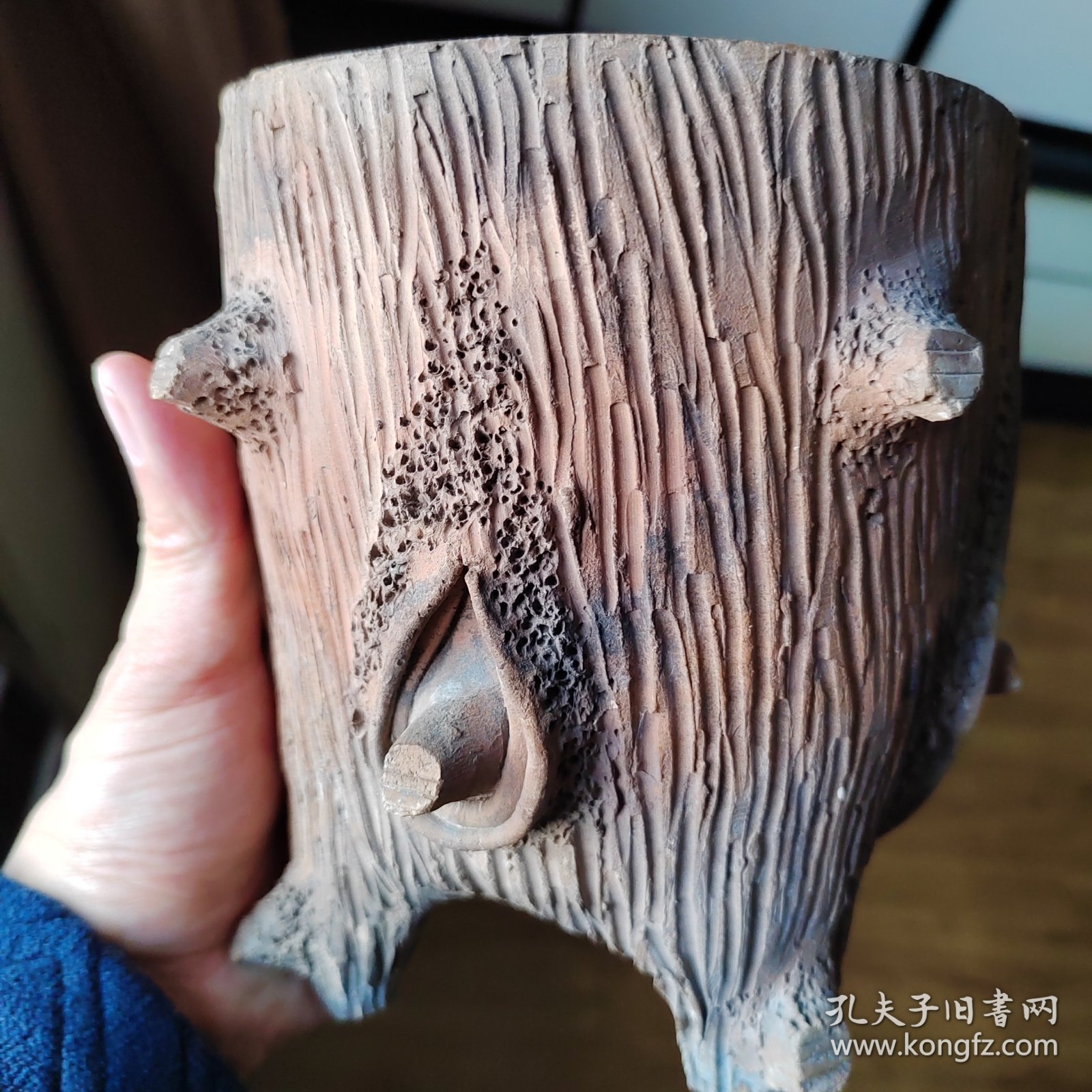 民国晚期到建国初平定紫砂花盆！
