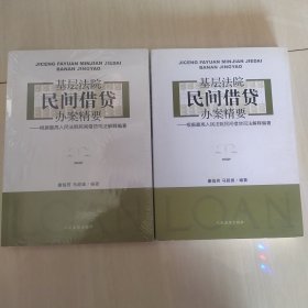 基层法院民间借贷办案精要 根据最高人民法院民间借贷司法解释编著