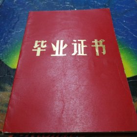八十年代 大庆电视中学初中文化班毕业证书