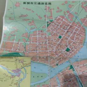 襄樊市交通游览图