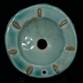 宋代汝窑开片送子观音(47×15cm)